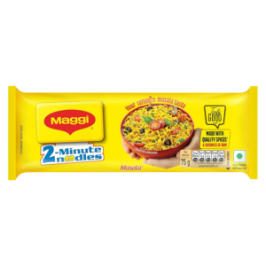 MAGGI 2-Minute Instant Noodles, Masala Noodles With Goodness Of Iron, Made With Choicest Quality Spices, Favourite Masala Taste, 420g/450g Pouch (weight may vary)
